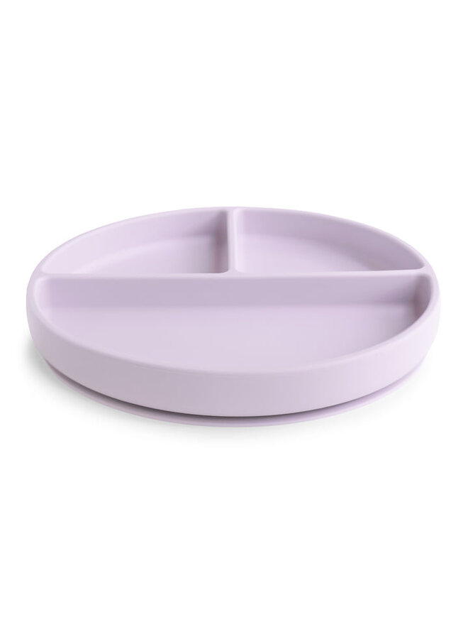 Mushie | silicone plate | soft lilac
