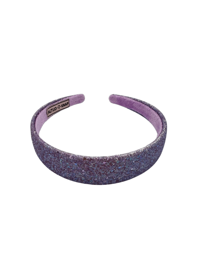 Altijd Knap | haarband | party glitter paars