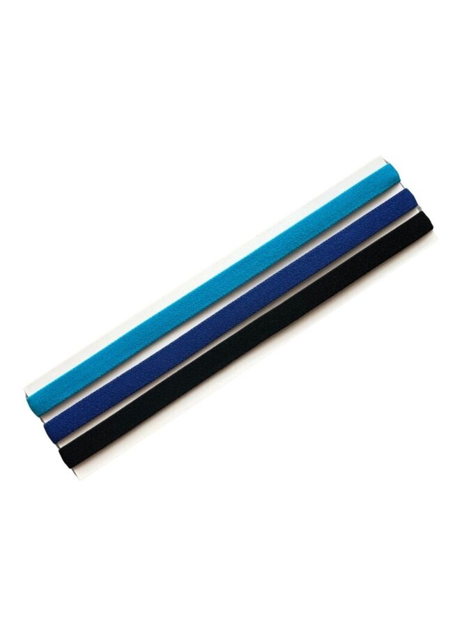 Altijd Knap | sporty haarband elastiek | blauw/zwart