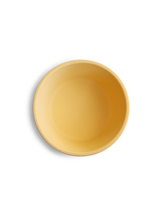 Mushie | silicone bowl | pale daffodil