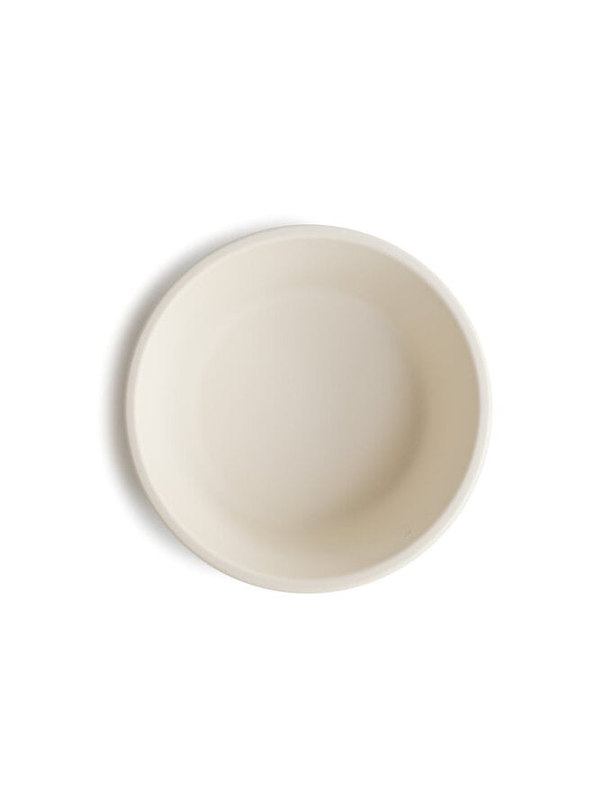 Mushie | silicone bowl | ivory