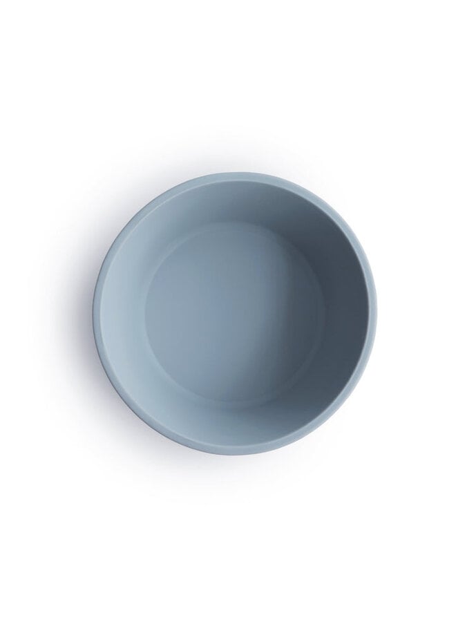 Mushie | silicone bowl | powder blue