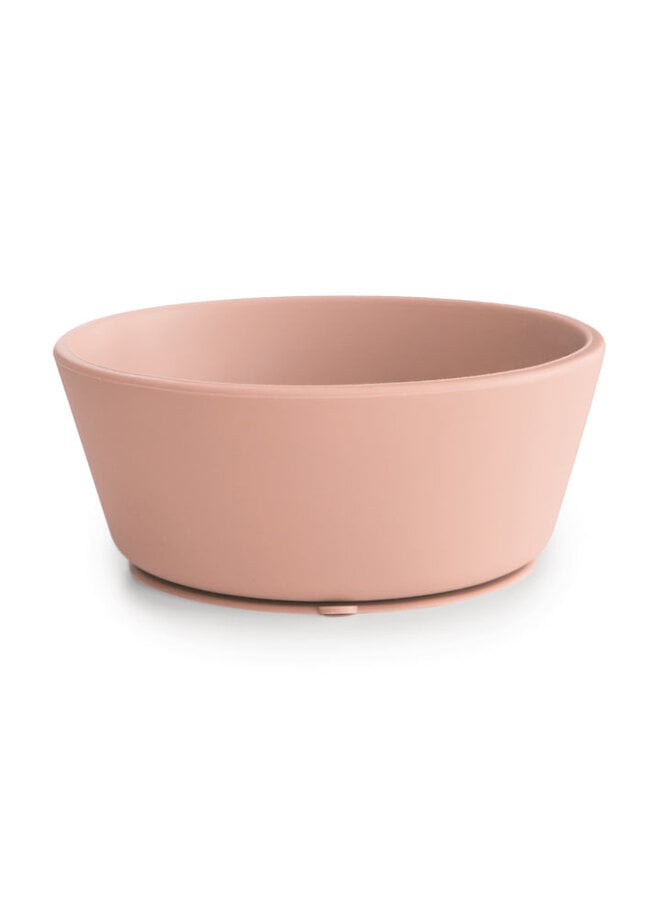 Mushie | silicone bowl | blush