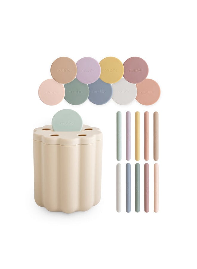 Mushie | coin & tube sorting set