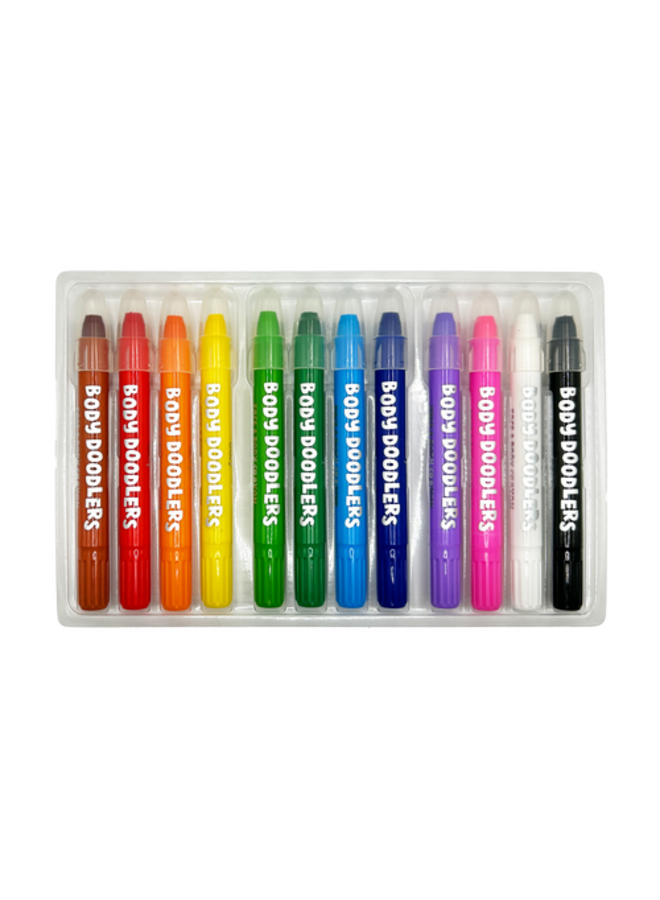 Ooly | body doodlers face & body crayons