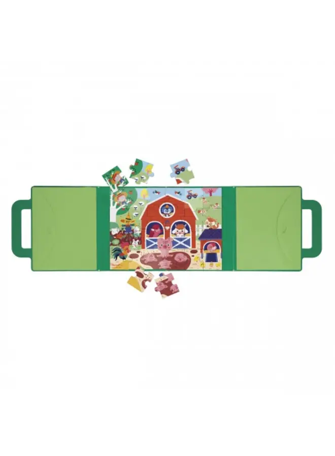 Janod | magnetipuzzel | boerderij 24 stukjes