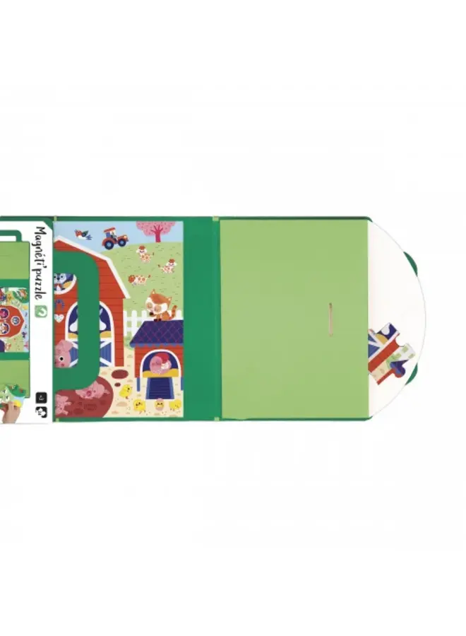 Janod | magnetipuzzel | boerderij 24 stukjes