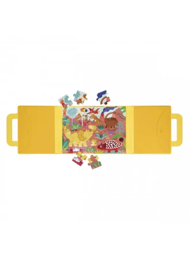 Janod | magnetipuzzel | dino's 24 stukjes