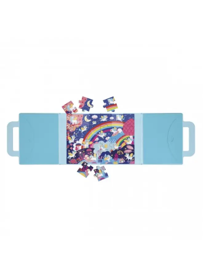 Janod | magnetipuzzel | eenhoorns 24 stukjes