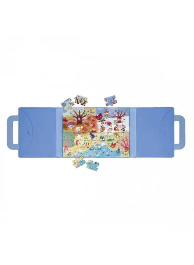 Janod | magnetipuzzel | 4 seizoenen 36 stukjes