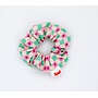 Colori Ribelle | scrunchie green/pink hearts