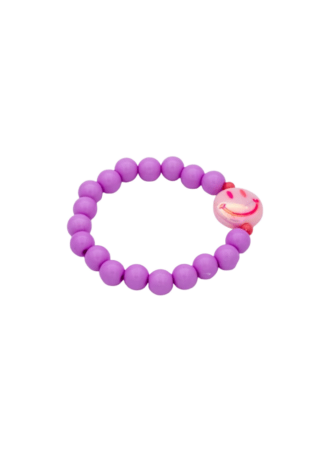 Colori Ribelle | armband smiley lila