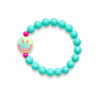 Colori Ribelle | armband smiley turquoise