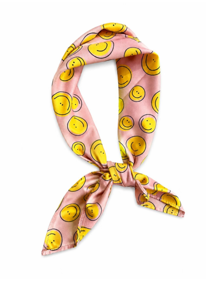 Colori Ribelle | sjaaltje smiley roze