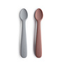 Mushie | baby spoon | stone/cloudy mauve