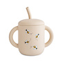 Mushie | training cup + straw | bees