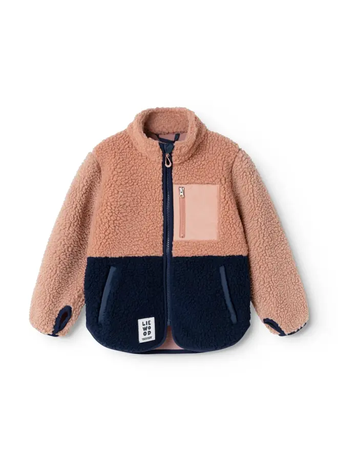 Liewood | nolan pile jacket | tuscany rose mix