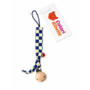 Colori Ribelle | speenkoord knoop blauw geblokt