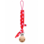 Colori Ribelle | speenkoord knoop rood/roze