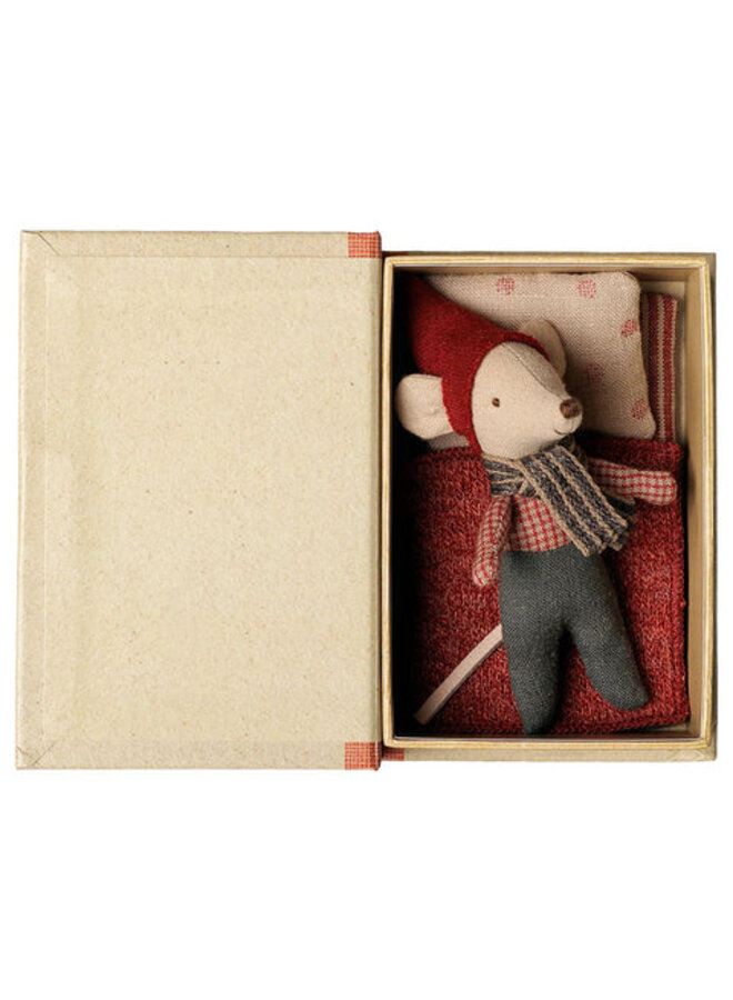 Maileg | christmas mouse baby in book