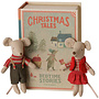 Maileg | christmas twin mice | little sister and brother in book