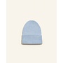 Hvid | beanie fonzie newborn | sky