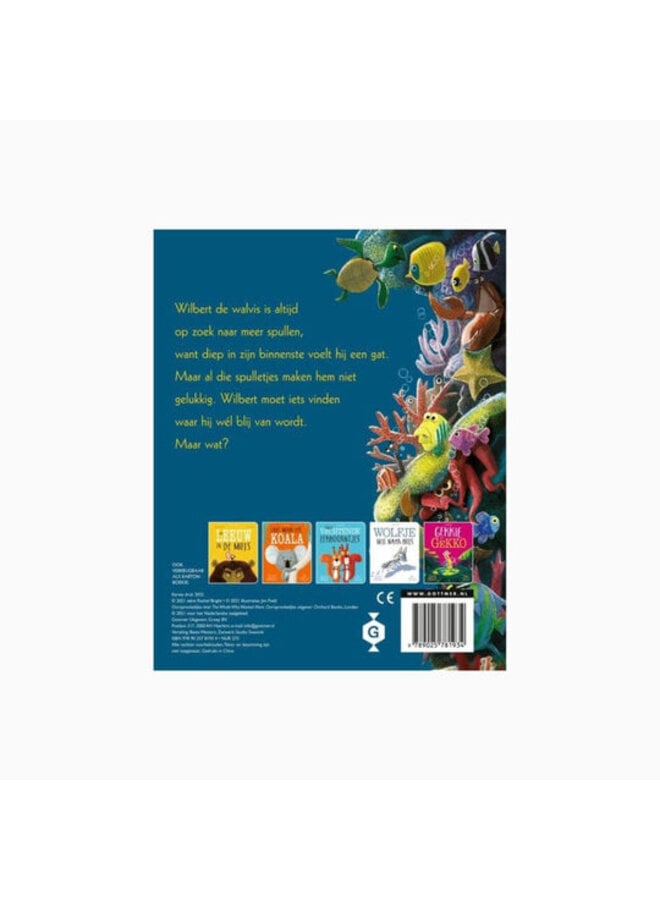 Boeken | de walvis wilde meer | kartonboek | 3+