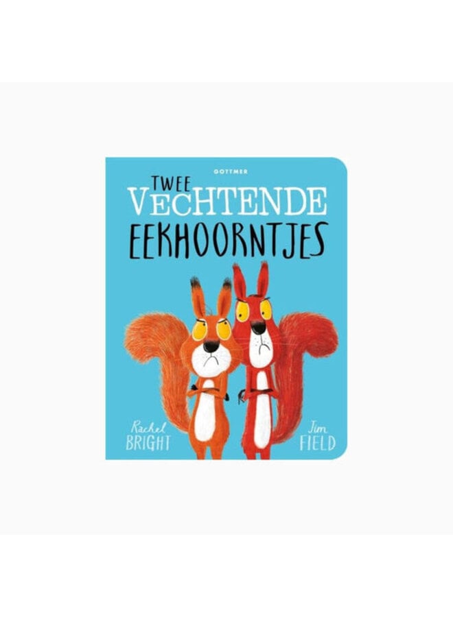 Boeken | twee vechtende eekhoorntjes | kartonboek | 3+