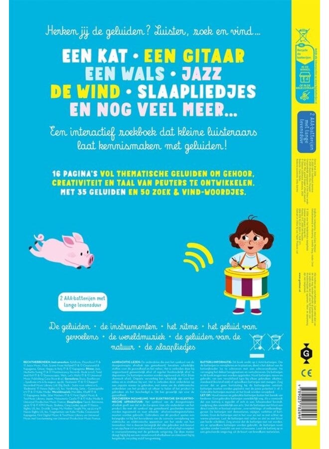 Boeken | mijn grote muziekboek met geluiden