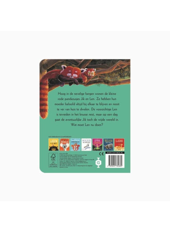 Boeken | beloofd is beloofd, kleine panda's | kartonboek | 3+