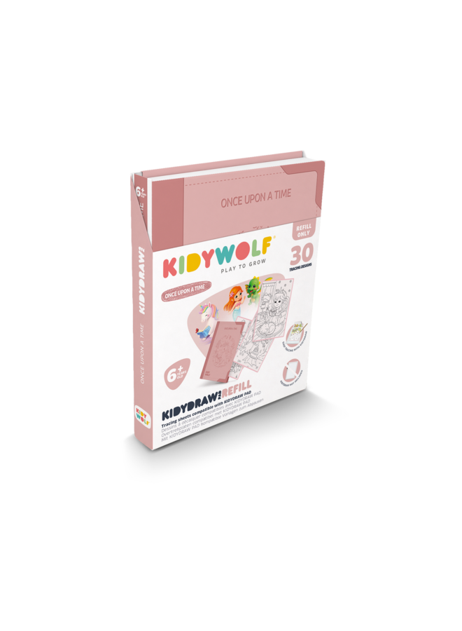 Kidywolf | kidydraw pad refill 6+ | once upon a time