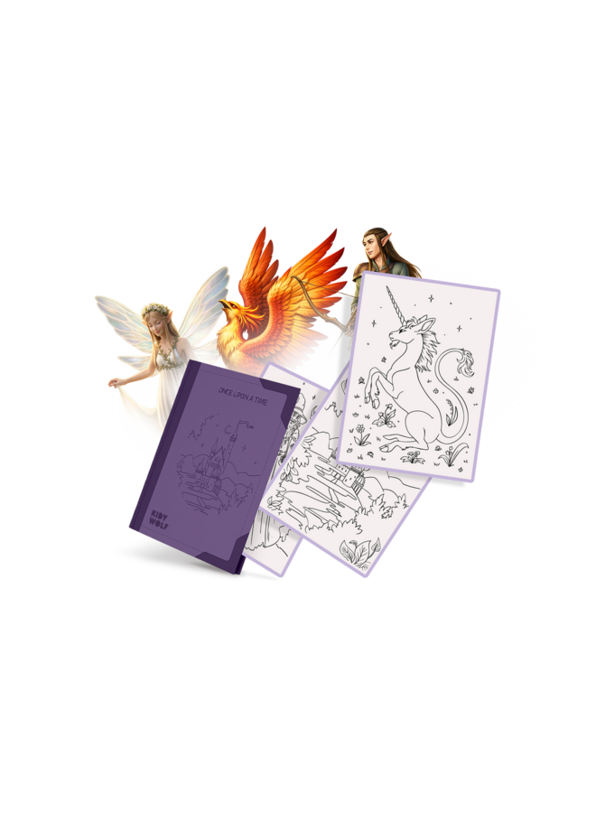 Kidywolf | kidydraw pad refill 8+ | once upon a time