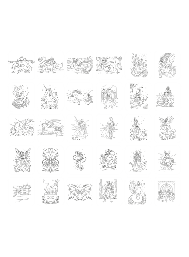 Kidywolf | kidydraw pad refill 8+ | once upon a time