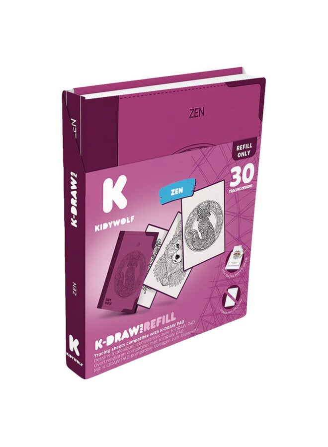 Kidywolf | kidydraw pad refill | zen