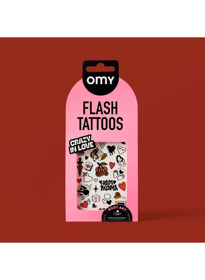 OMY | flash tattoos | I love you