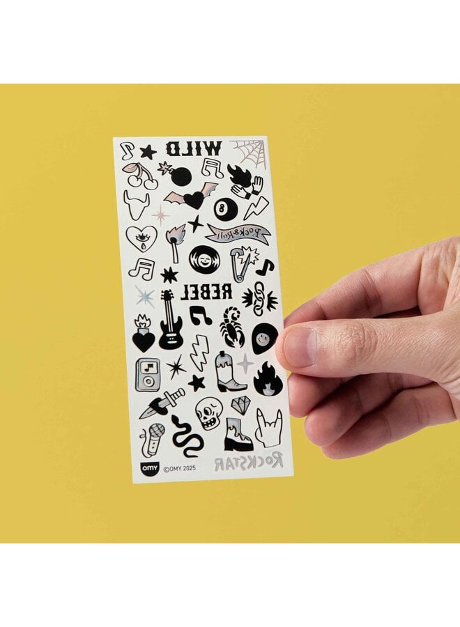 OMY | flash tattoos | rock club