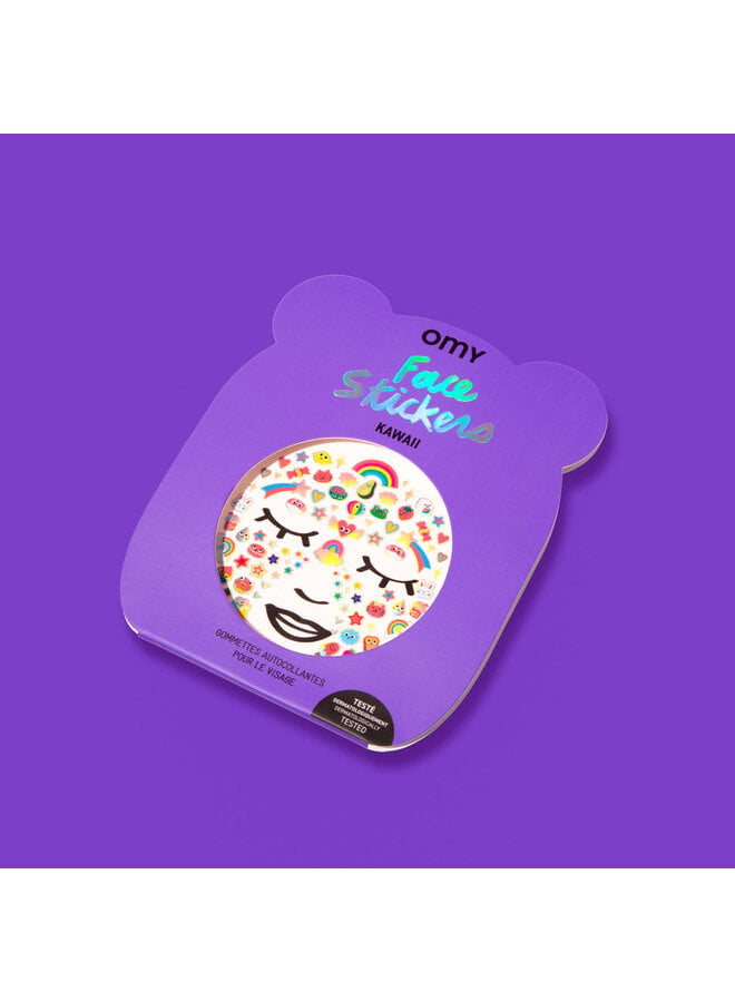 OMY | face stickers | kawai