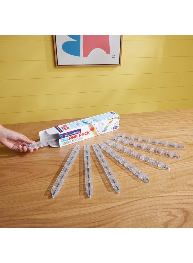 Magna-Tiles | rail racers | 8 pieces rail pack