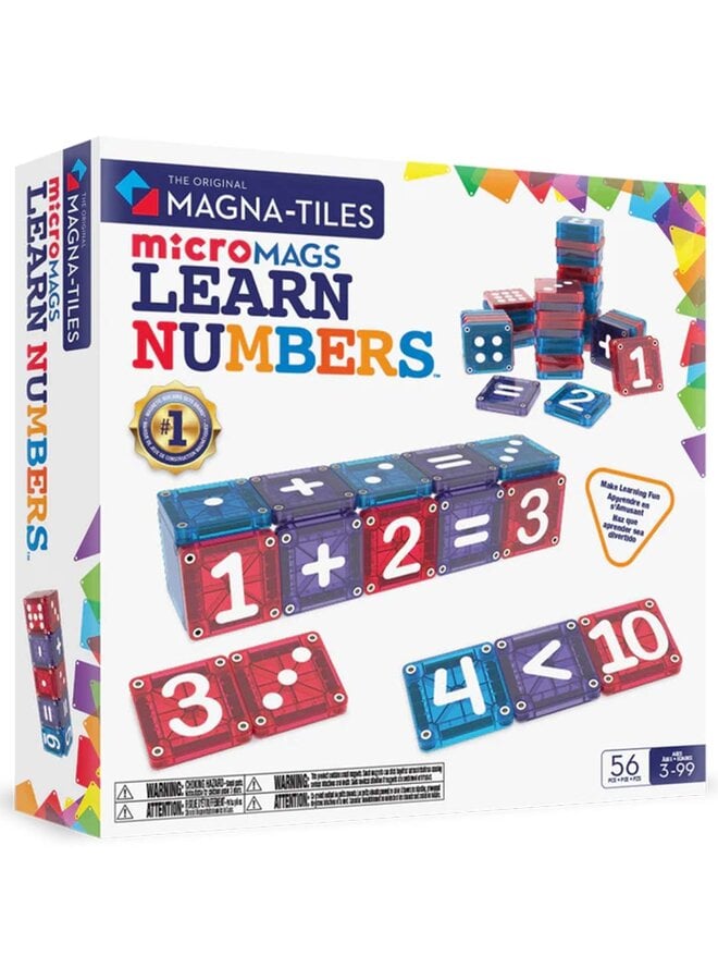 Magna-Tiles | micro mags learn numbers 56
