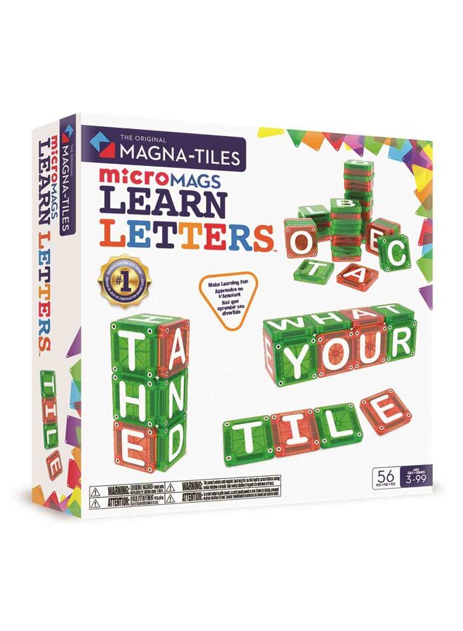Magna-Tiles | micro mags learn letters 56