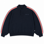 Repose | button front sweater | blue note