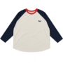 Repose | raglan long sleeve | blue note color block
