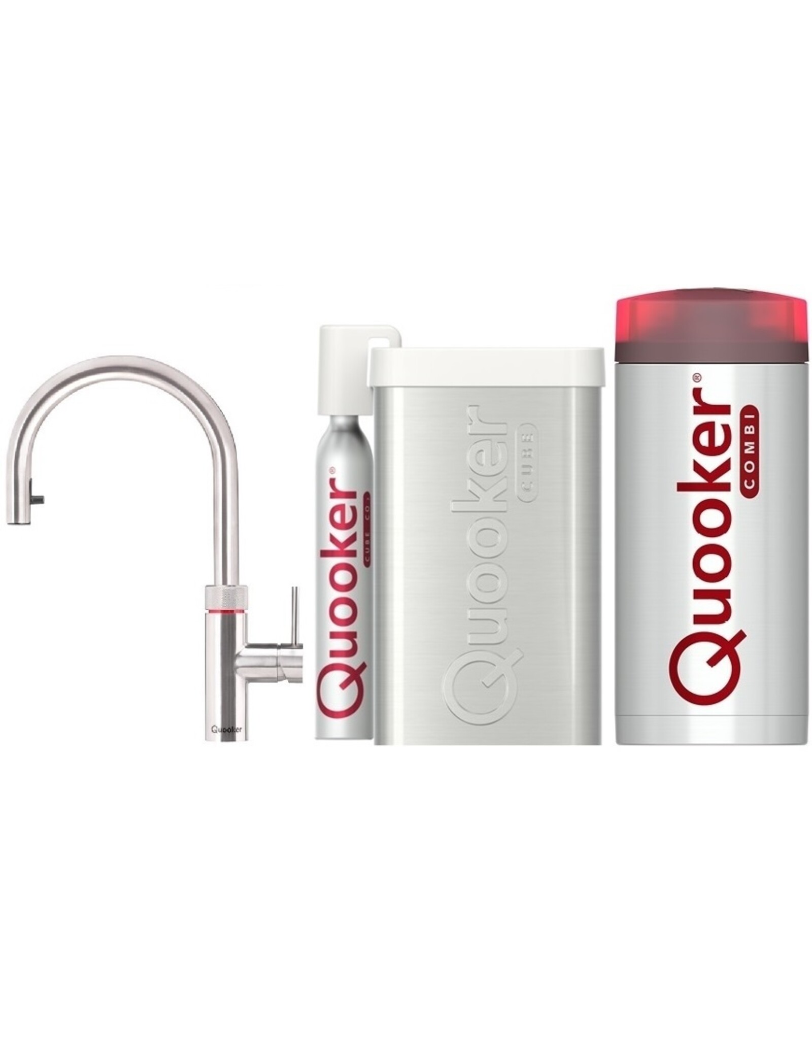 Quooker Quooker CUBE met FLEX RVS en Combi 2.2 reservoir