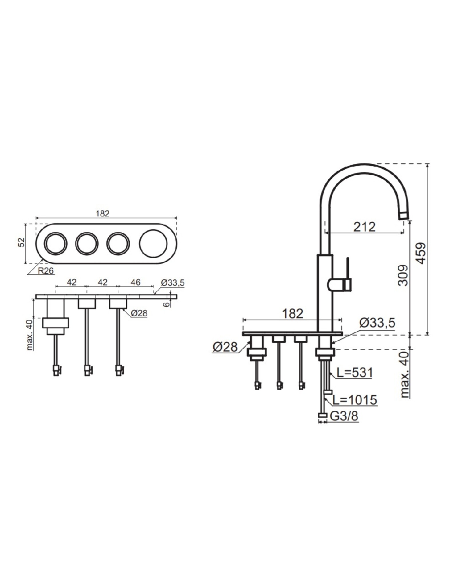 Selsiuz Selsiuz by Gessi 5 in 1 Copper / Koper met Solo boiler en Cooler