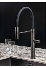 Gessi Gessi 316 Gun Metal Zwart Meccanica Eenhendelkeukenmengkraan