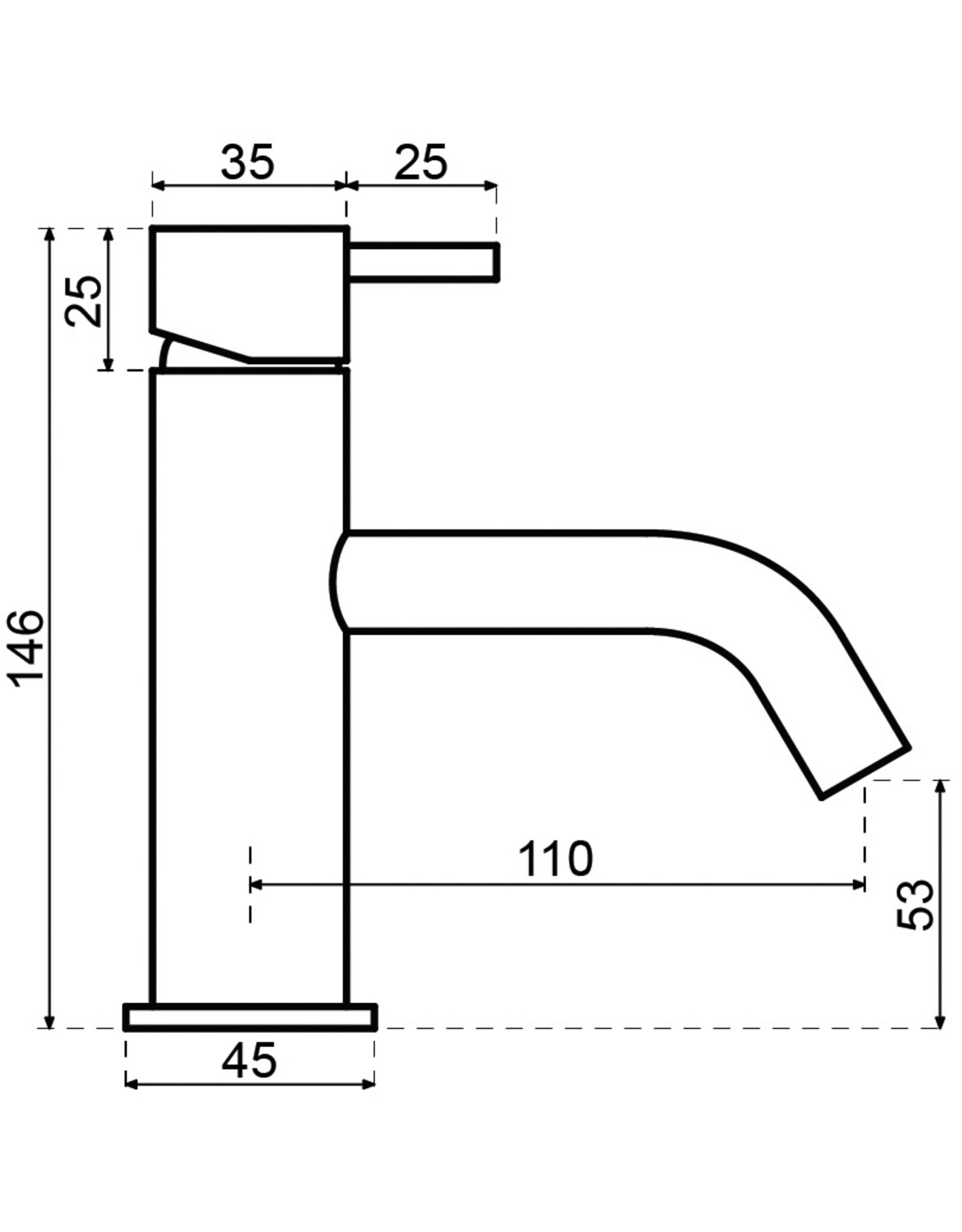 Waterevolution Waterevolution Flow fonteinkraan Chroom
