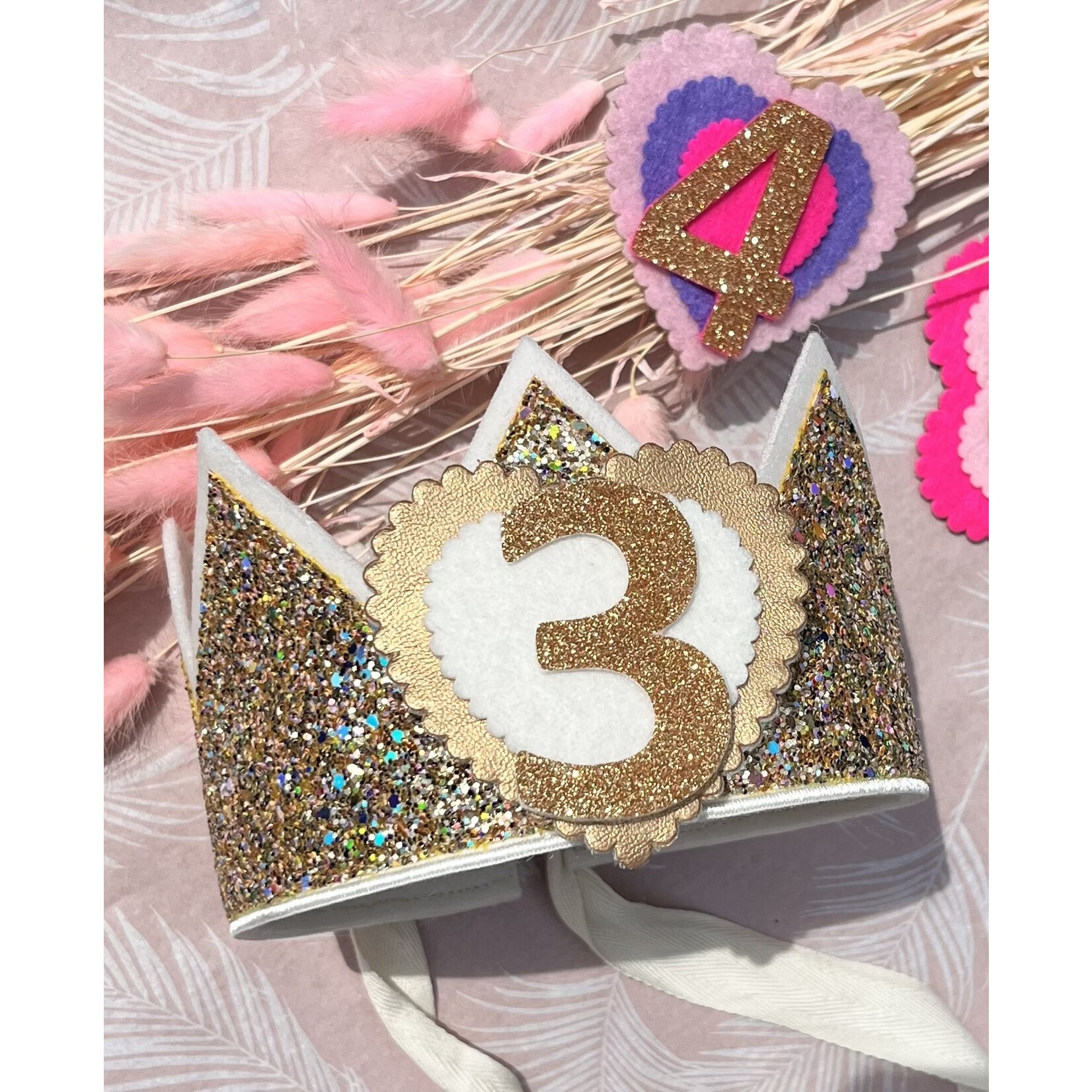 Verjaardagskroon Glitter Classic