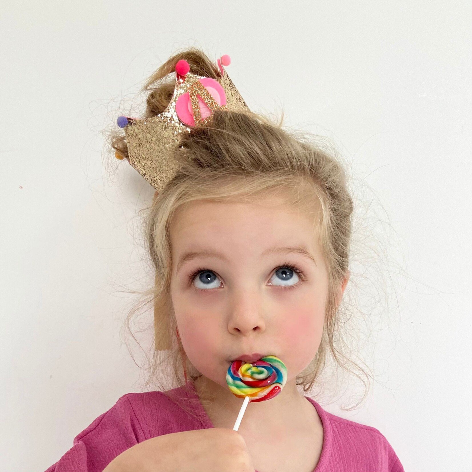 Los Cijfer of Hartje voor het Knot Kroontje met klittenband