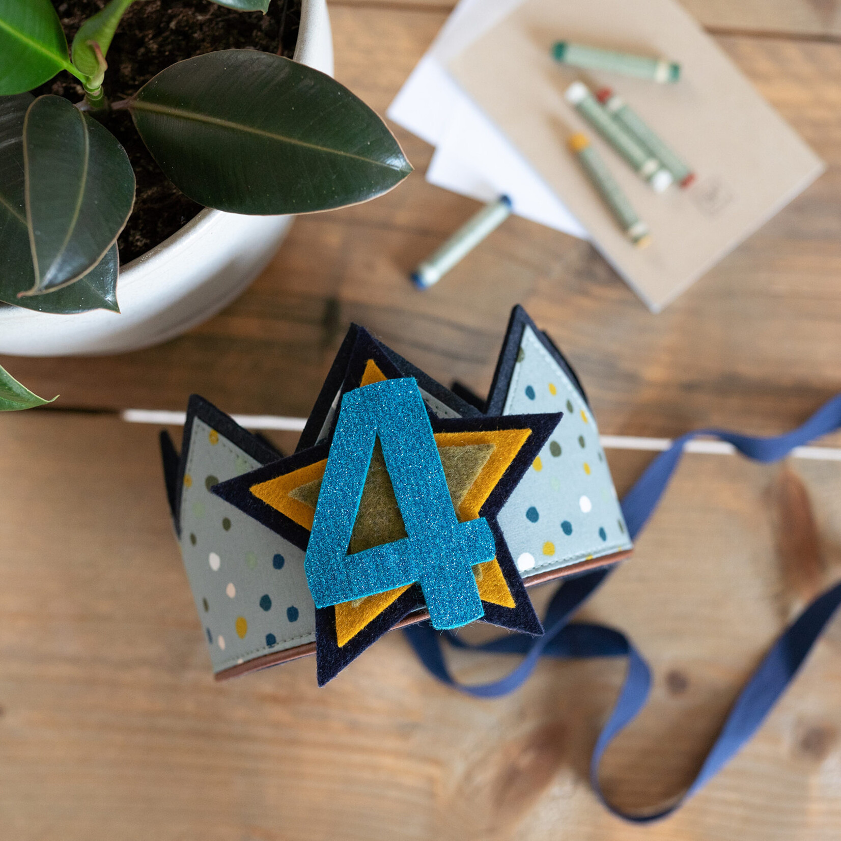Verjaardagskroon Stoere Dots