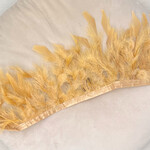 Verenband mat goud/oker marabou